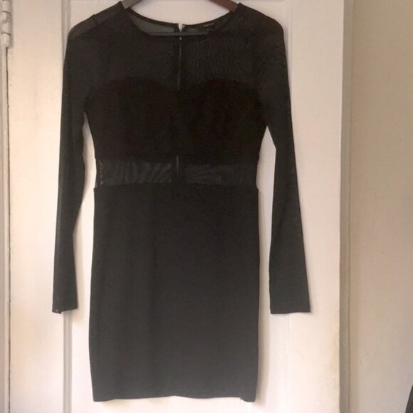 New ✨ forever 22 LBD nightclub dress sheer - Picture 2 of 3